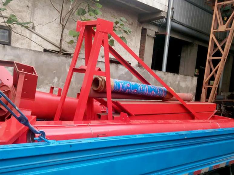 魯科重工混凝土布料機(jī)交付南京魯能泰山項目