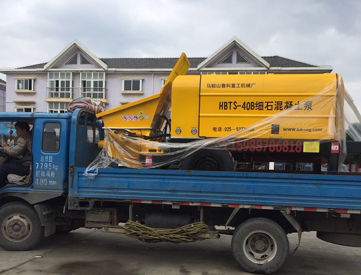 細(xì)石混凝土泵合作碧桂園南京谷里項目