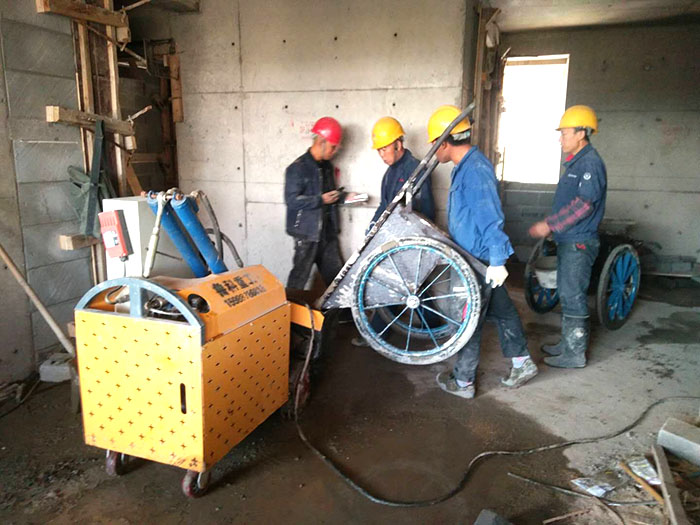 二次結(jié)構(gòu)輸送泵價(jià)格廠家施工現(xiàn)場(chǎng)