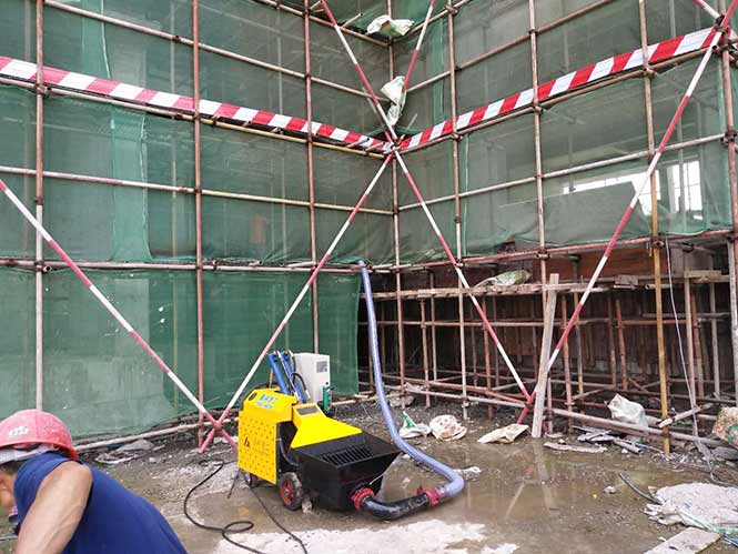 5月31日金昌二次結構泵合作南昌建工富竹苑二期項目