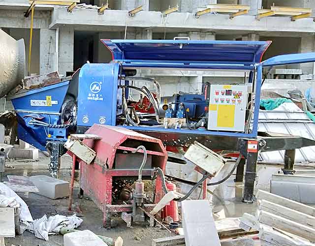 二手細石混凝土泵施工