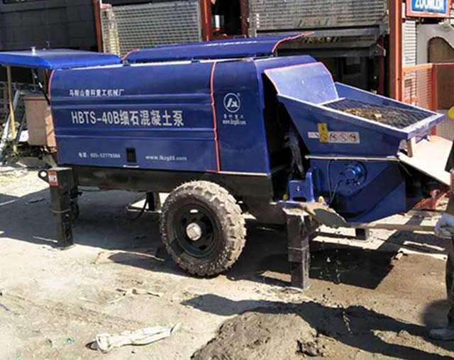 二手細(xì)石混凝土泵施工