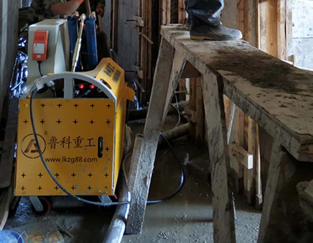 二次構造柱澆注泵