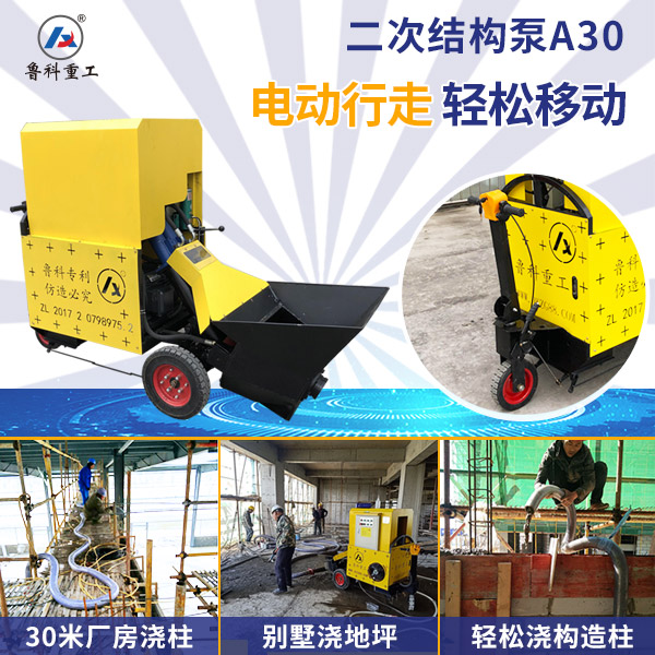 電動二次構造柱輸送泵多少錢一臺